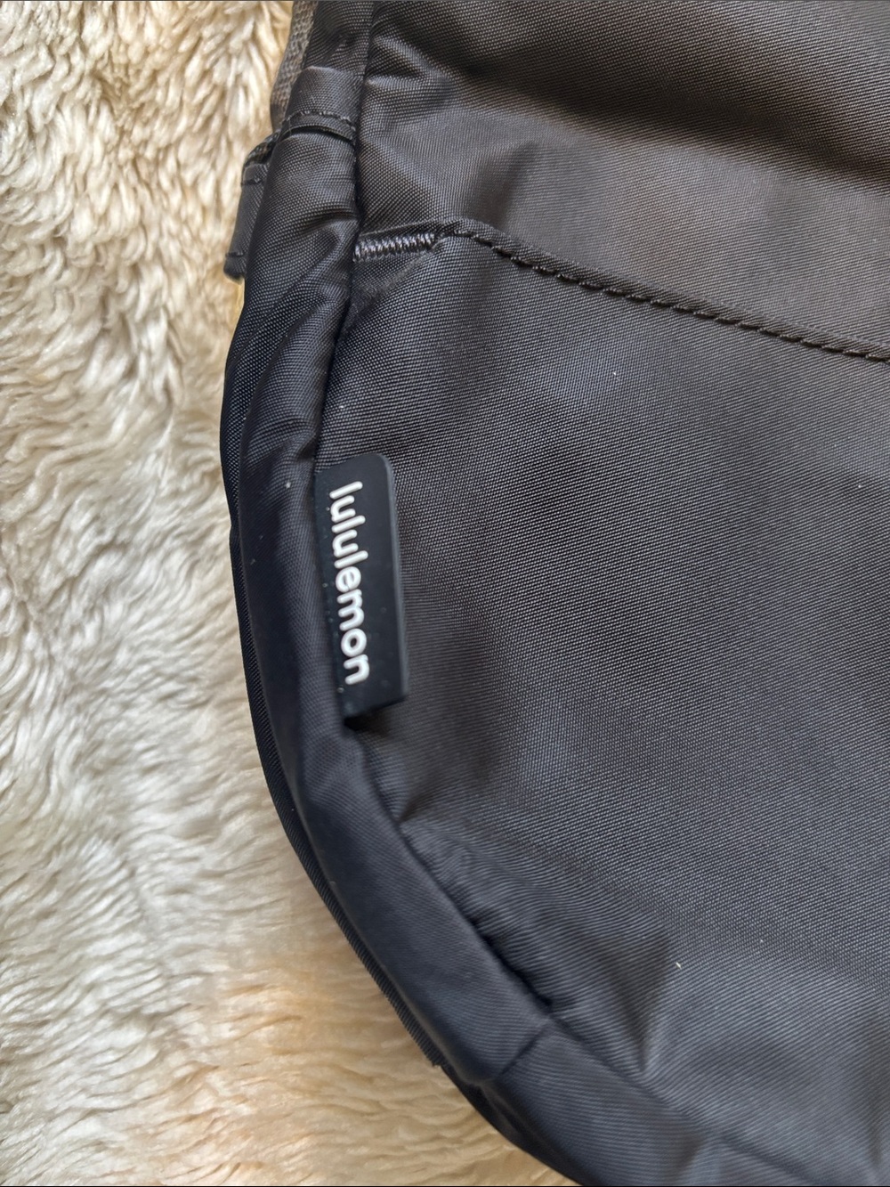 lululemon athletica Black Crossbody Sling with Gold Accents - Picture 5 of 9